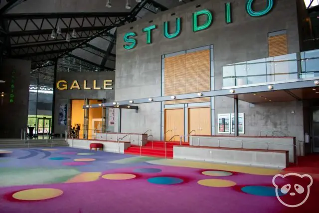 Interior of Tempe Center for the Arts, includes an art gallery and studio.