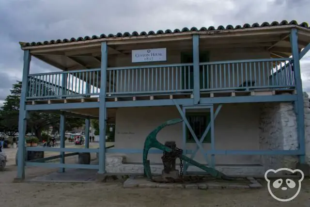 Historic adobe building. 