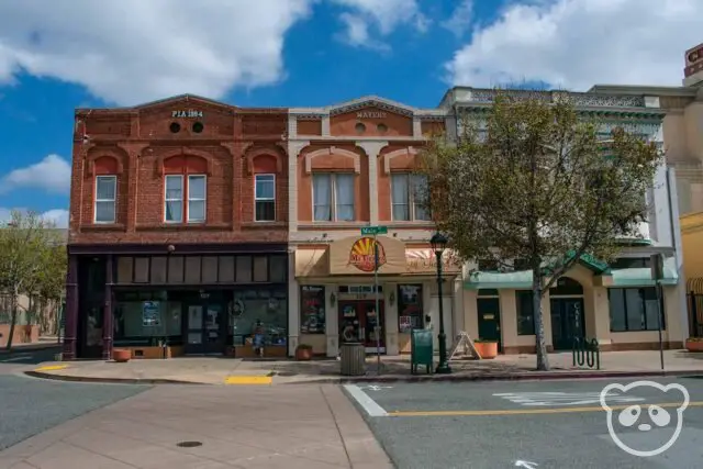 View of street with buildings